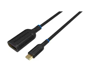 MicroConnect USB-C auf DisplayPort schwarz / Adapter / 4K UHD / 60 Hz / 0,2 m