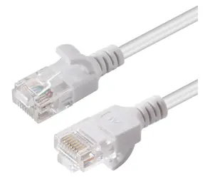 MicroConnect CAT6 U/UTP SLIM 2m weiß / PVC