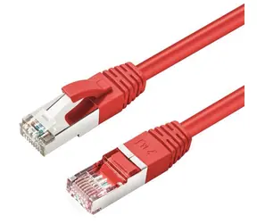 MicroConnect CAT6 S/FTP 0,25 m rot / LSZH