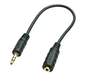 Lindy Jack 3,5 mm/2,5 mm schwarzer Audioadapter