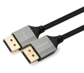 MicroConnect DisplayPort 1.2 Ultra Slim schwarz / DisplayPort-Kabel / 4K UHD / 60 Hz / 1 m