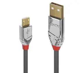 Lindy USB-A - Micro-USB B / Kabel / USB 2.0 / 5 m / grau