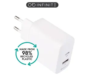 eSTUFF INFINITE (GRS) weiß / USB-Ladegerät / USB-C / 20 W / Schnellladung