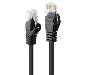 Lindy CAT6 U/UTP 1m schwarz / Netzwerkkabel / RJ-45
