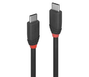 Lindy USB-C - USB-C schwarz / Kabel / USB 3.2 / 10 Gbit/s / 1 m