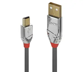 Lindy / USB 2.0-Kabel USB-A - Mini-USB B / 1 m / 480 Mbit/s