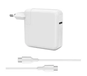 CoreParts USB-C-Ladegerät für Apple, weiß / Ladegerät / USB-C / 96 W