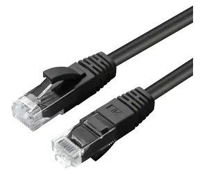 MicroConnect CAT6A U/UTP 20m schwarz / LSZH