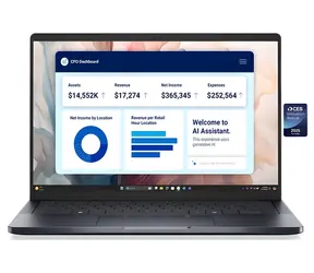 DELL Pro 14 Premium PA14250 grau / Notebook / 14" FHD+ / Intel Core Ultra 5 236V / 16 GB RAM / 512 GB SSD / Windows 11 Premium