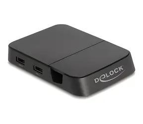 DeLock USB Typ-C 4K schwarz / Dockingstation / HDMI / USB-Hub / SD-Kartenleser / USB PD 15W