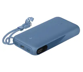 Belkin BOOST CHARGE Powerbank 20000mAh blau / 20W PD / USB-C / Display