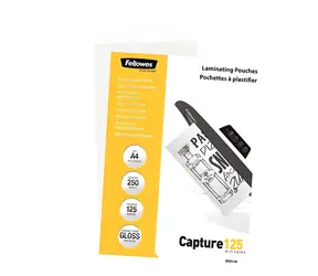 Fellowes Capture A4 / Laminierfolie / 125 µm / glänzend / 250 Stück