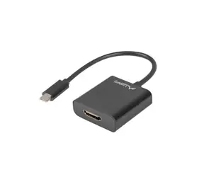 Lanberg USB-C 3.1 - HDMI Adapter schwarz / MF / 15 cm