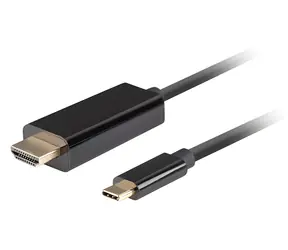 Lanberg Kabel USB-C (M) - HDMI (M) 1,8 m schwarz / 4K 60 Hz