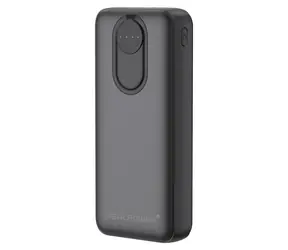 RealPower PB-20000 Pro schwarz / Powerbank 20000 mAh / 2x USB-A / 1x USB-C / 30W PD