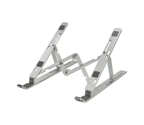 LogiLink AA0134 silber / Laptopständer / bis zu 16 Zoll / 7 Positionen / bis zu 10 kg