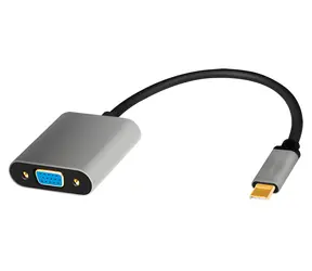 LogiLink USB 3.2 USB-C auf VGA / Adapter / Full HD 1080p / 60 Hz / 0,15 m