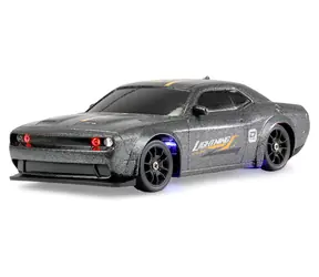 AMEWI RC-Car Drift Sport Muscle Car grau / 1:43 / Allradantrieb / 2,4 GHz / RTR / ab 8 Jahren