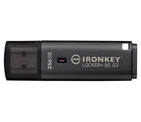 Kingston IronKey Locker+ 50 G2 256 GB / Flash-Disk / USB 3.2 Gen 1 (USB-A) / AES-256 / 145 MB/s