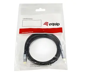 Equip -C-zu-USB-C-Kabel (schwarz) / USB 3.2 Gen 2 / 10 Gbit/s / PD 100 W / 3 m