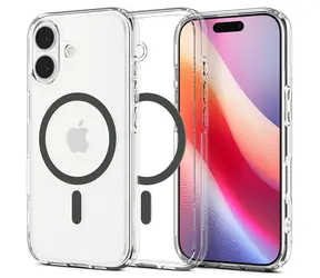 Spigen Ultra Hybrid MagSafe transparentes Graphite