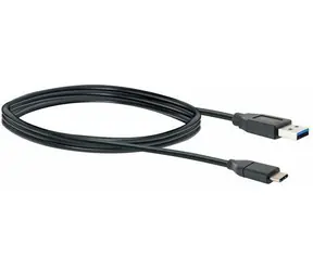 Schwaiger USB-C - USB-A 3.0 schwarz / Datenkabel / USB 3.2 Gen 1 / 5 Gbit/s / 1 m
