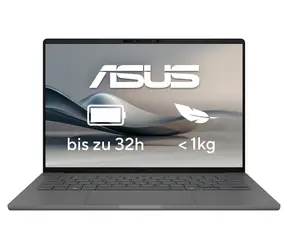 Asus ZenBook A14 grau / Notebook / 14" WUXGA OLED / Qualcomm Snapdragon X1-26-100 / 32 GB / 1 TB SSD / Adreno / W11H