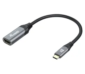 Equip mit einem USB-C-zu-HDMI-2.1-Adapter/Reduzierer/8K 30Hz/0,15 m