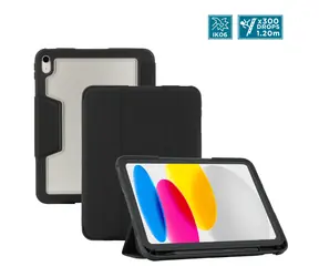 Mobilis Ultra Rugged Case schwarz / Hülle / Apple iPad 11" 2025 (11. Generation) / iPad 10,9" (10. Generation)