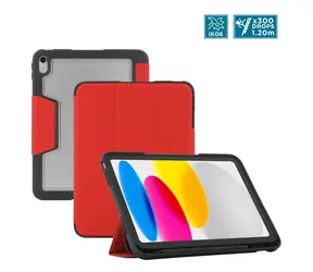Mobilis Ultra Rugged rote Hülle / Schutzhülle / Apple iPad 11" 2025 (11. Generation) / iPad 10,9" (10. Generation)