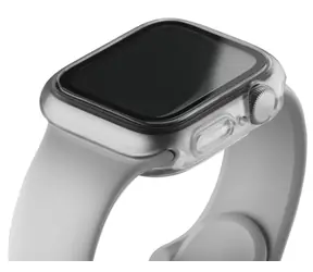 Transparente HAMA -Schutzhülle / Schutzhülle / Apple Watch 10/11 42 mm / gehärtetes Glas / zum Snap
