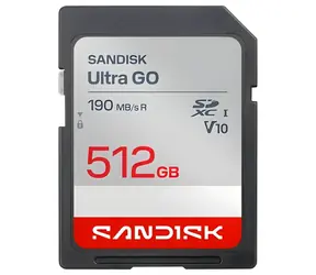 SanDisk Ultra Go 512 GB / SDXC-Speicherkarte / 190 MB/s