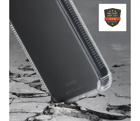 Transparente HAMA Extreme Protect Schutzhülle für Samsung Galaxy A37 5G / D3O® / vergilbungsfrei