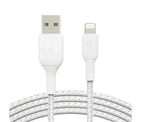 Belkin BOOST CHARGE Ladekabel, robust, USB-A auf Lightning, weiß / 3M