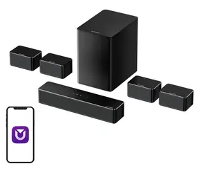 Ultimea Poseidon D70 / Soundbar / 7.1 / 410 W / Bluetooth 5.3 / HDMI ARC / kabelloser Subwoofer
