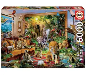 Educa Puzzle Ankunft im Zimmer / 6000 Teile / ab 12 Jahren