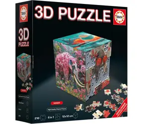 Educa 3D-Puzzlewürfel Wunder / 216 Teile / ab 14 Jahren