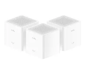 Cudy M1200 weiß / WLAN-Mesh-System (3 Stück) / Dualband / 2,4 GHz 300 Mbit/s / 5 GHz 867 Mbit/s / 1× WAN, 1× LAN RJ45