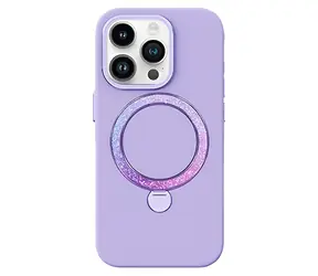 Joyroom PN-15L2 Dancing Circle lila / Schutzhülle / MagSafe / iPhone 15 Pro