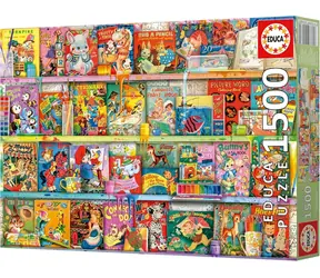 Educa Puzzle Kitsch Fun Book Corner / 1500 Teile
