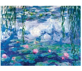 Galison Doppelseitiges Puzzle Monet / 500 Teile / ab 8 Jahren