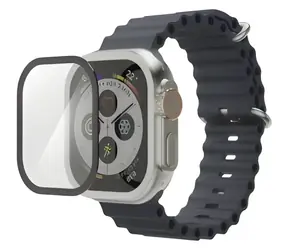 HAMA Super Hybrid Folie / Schutzfolie / Apple Watch Ultra/Ultra 2 49 mm / transparent / rPET / 0,22 mm