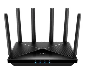 Cudy BE11000 schwarz / Mesh-Router / Wi-Fi 7 / Tri-Band / 5765 Mbit/s / 3x RJ-45 2,5G