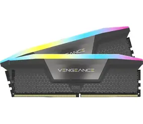 Corsair Vengeance RGB 16 GB (2x8 GB) grau / RAM / DDR5 / 6000 MHz / CL36 / DIMM / XMP / EXPO