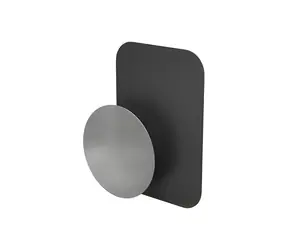 HAMA Magnet / Ersatz-Metallplatten / für magnetische Autotelefonhalterungen / schwarz, silber