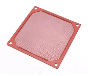 Primecooler PC-DFA80R rot / Staubfilter / 80 mm / Aluminium Rot