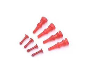Primecooler PC-RS3UVR rot / Antivibrationsstifte für Lüfter / 4 Stück