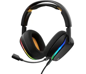 Glorious GHS Eternal RGB schwarz / Gaming-Kopfhörer / USB-C / Over-Ear / Stereo