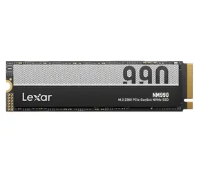 Lexar NM990 1 TB / M.2 SSD 2280 / PCIe Gen5x4 NVMe / Lesen: 14000 MB/s / Schreiben: 7500 MB/s / TBW: 750 TB / 5 Jahre