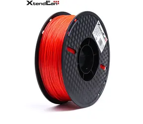 Xtendlan TPU-Filament transparent-rot / 3D-Druckerfilament / TPU / 1,75 mm / 1 kg